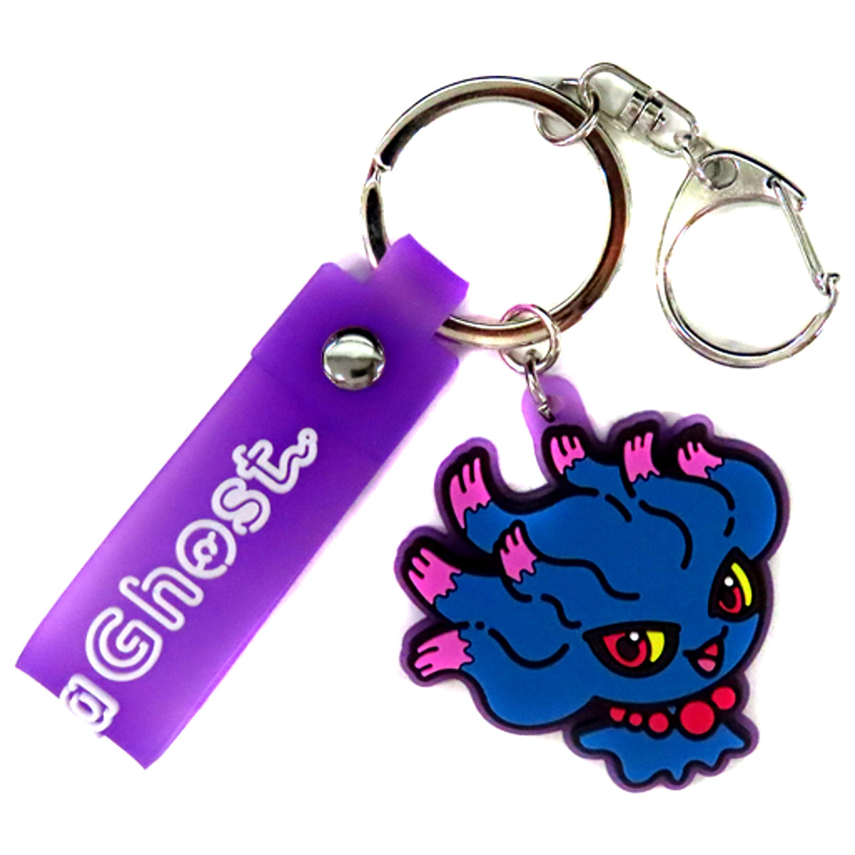 Misdreavus Pokemon Luminous Rubber Keychain yonayonaGhost Pokemon Center Limited [USED]