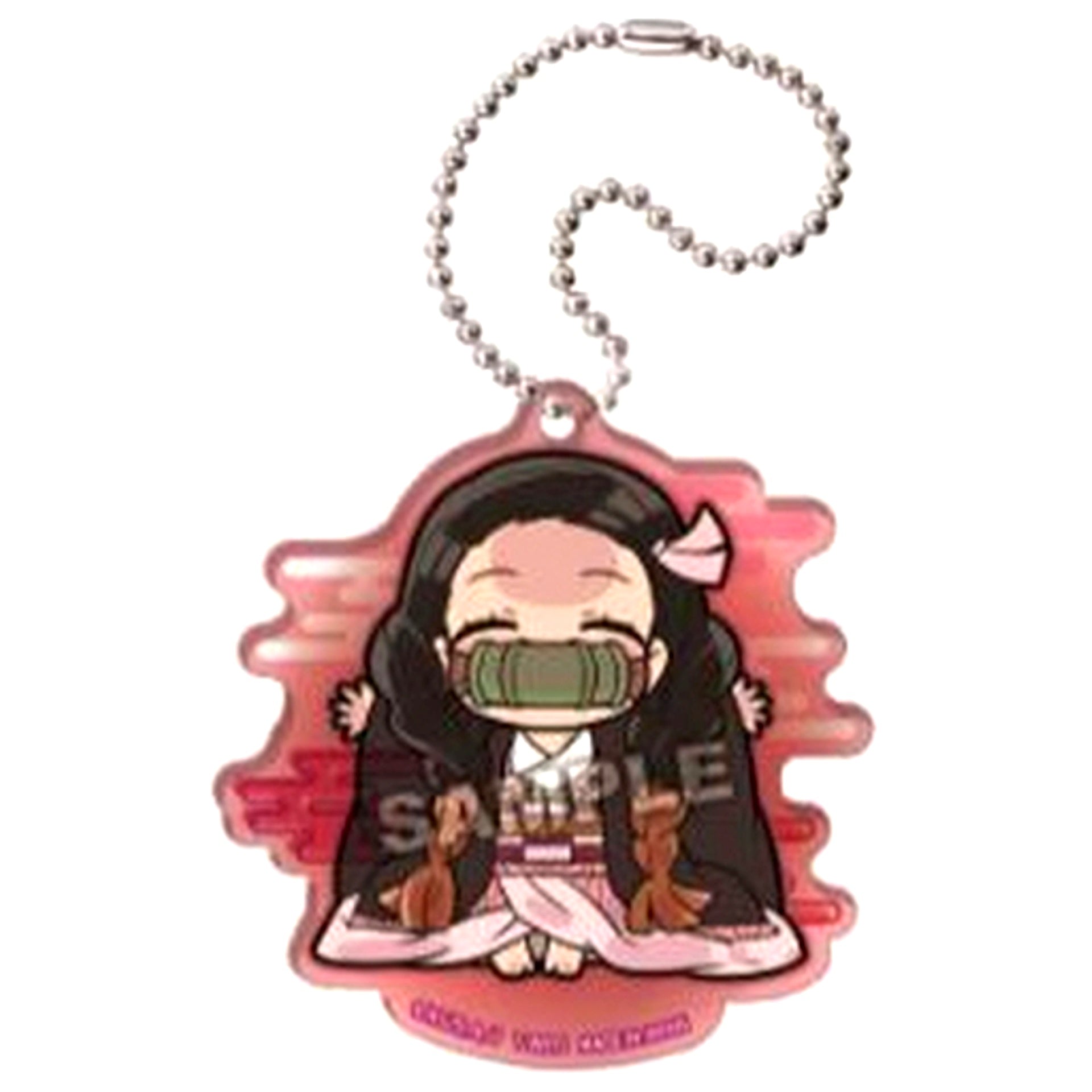 Nezuko Kamado Pita Deforme Demon Slayer Kimetsu no Yaiba Swordsmith Village Arc Acrylic Keychain [USED]