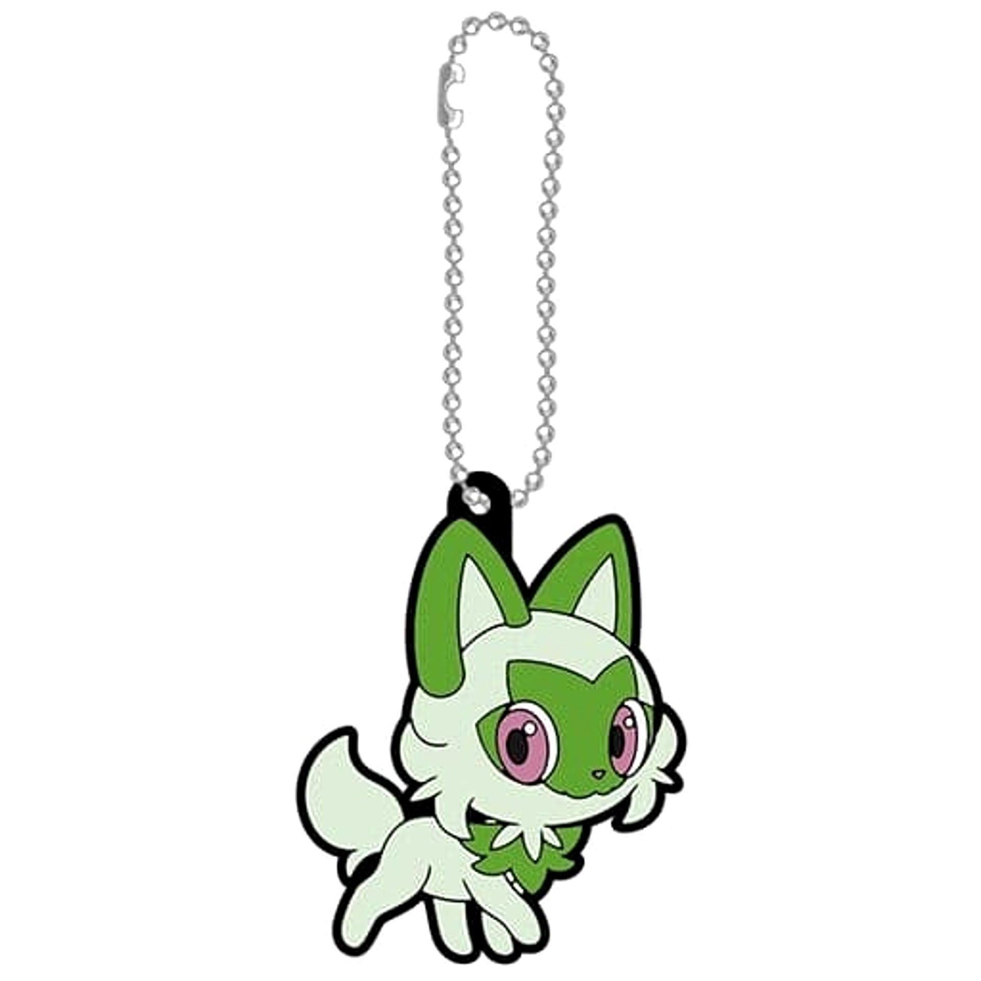Pokemon Sprigatito Pokemon Rubber Mascot 22 Keychains [USED]
