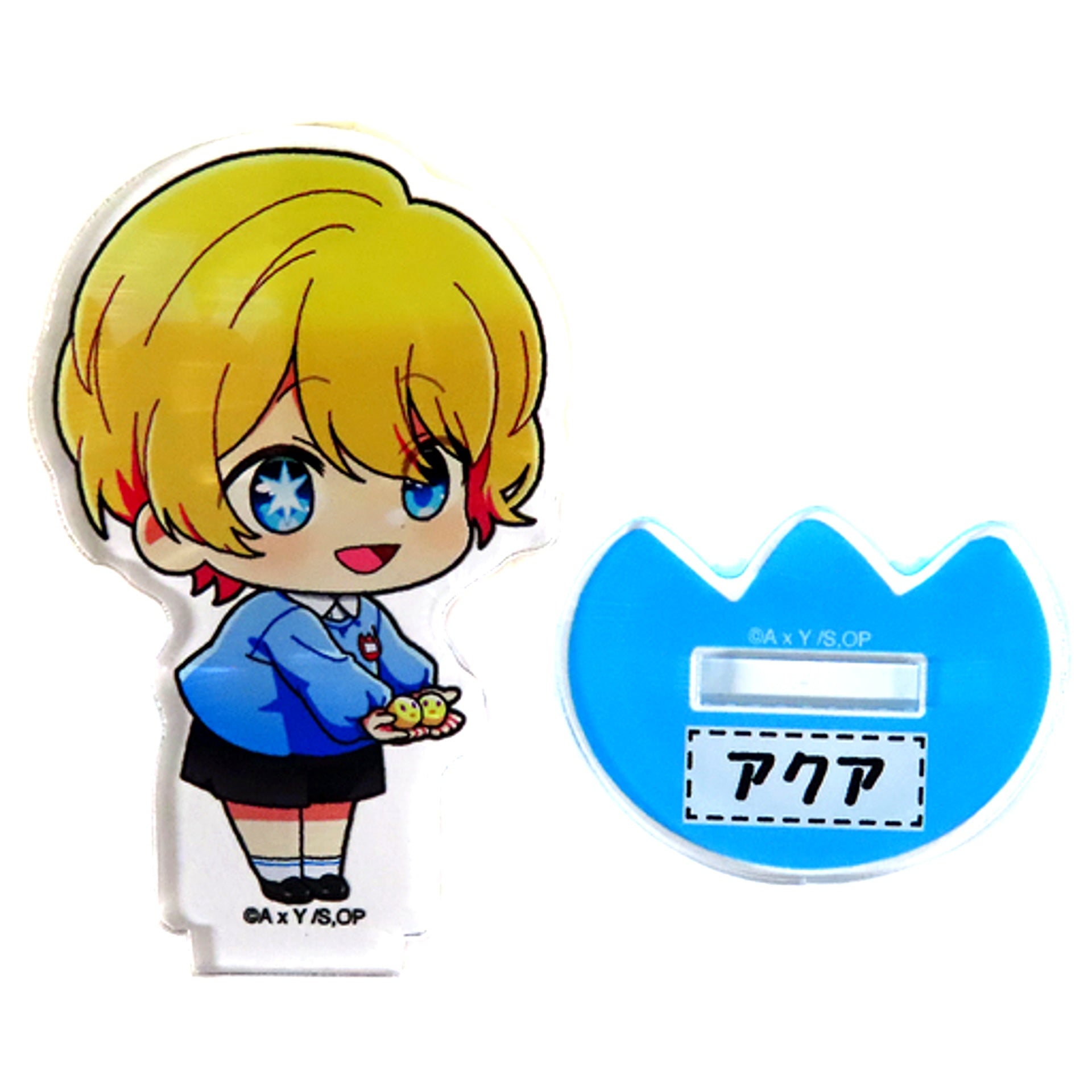 Aquamarine Hoshino Oshi no Ko x #Oshi to Ame Mini Character Acrylic Stand [USED]