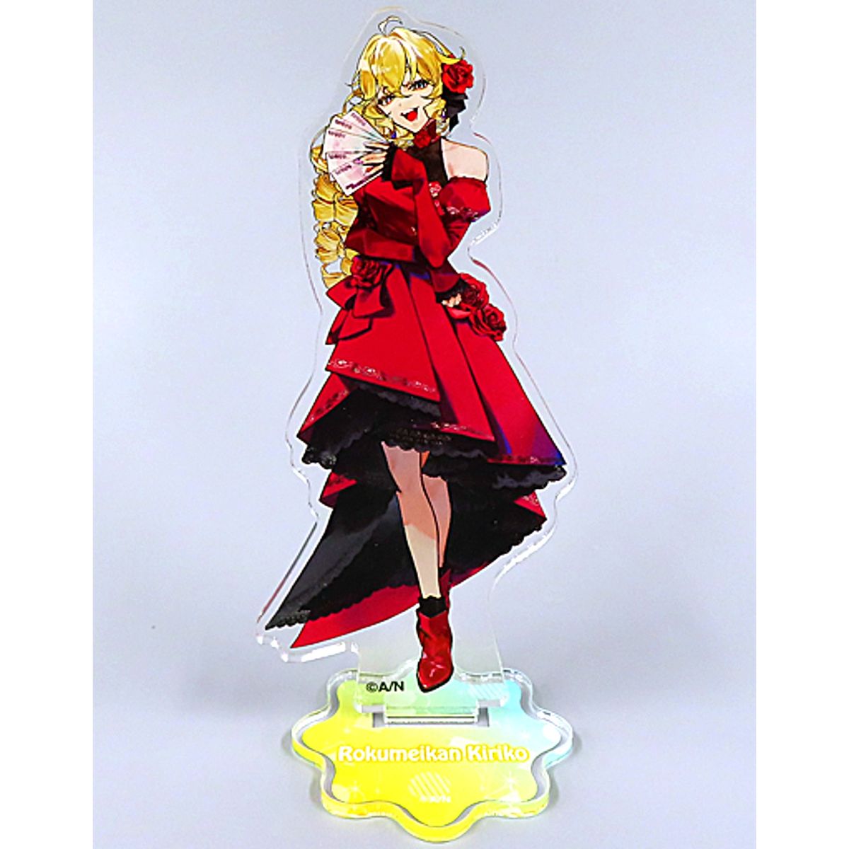 Rokumeikan Kiriko Joe Rikiichi Life-Size Acrylic Stand Virtual YouTuber Nijisanji NIJISANJI CAFE in SWEETS PARADISE Vol. 7 [USED]