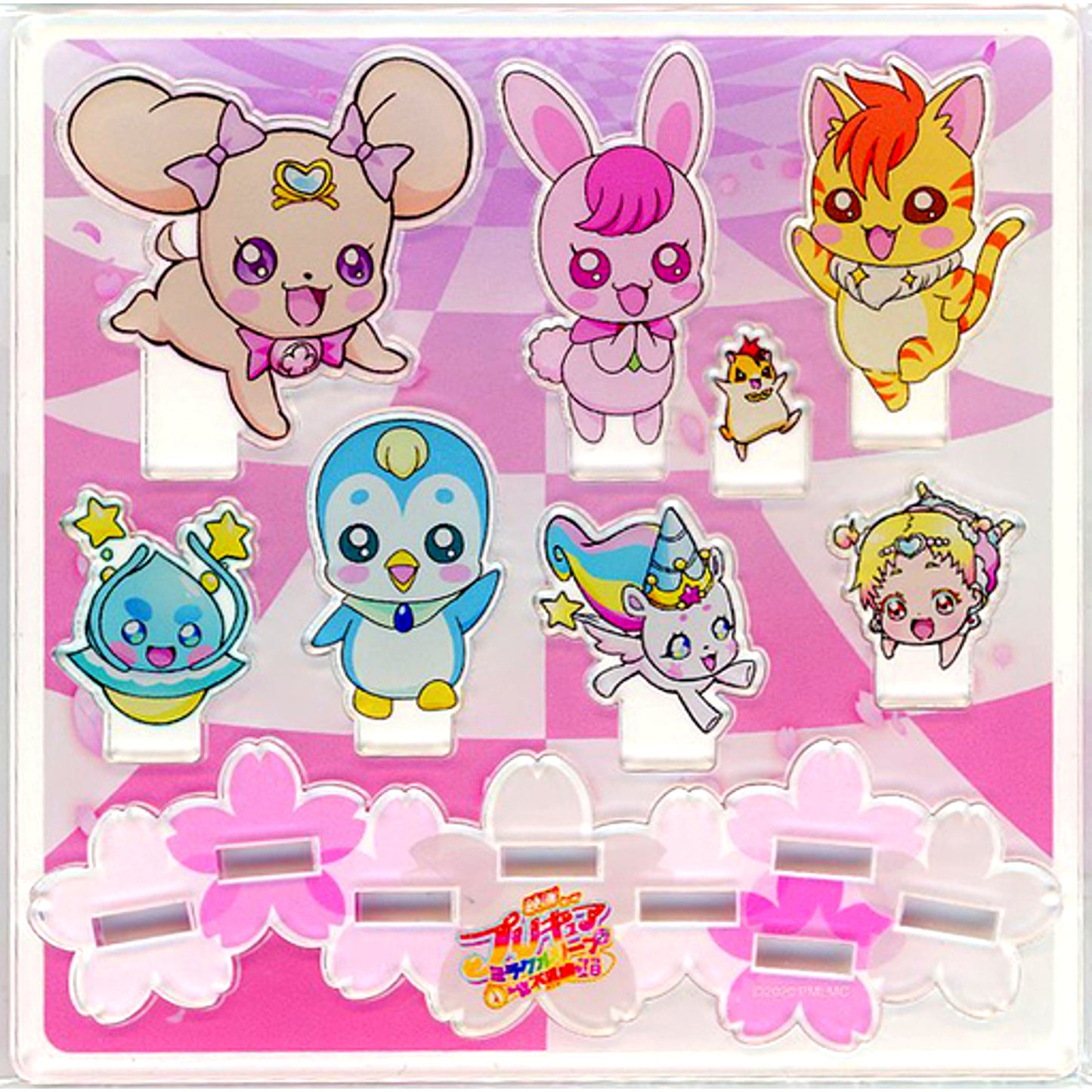 Group Acrylic Stand Movie Pretty Cure Miracle Leap A Wonderful Day with Everyone [USED]