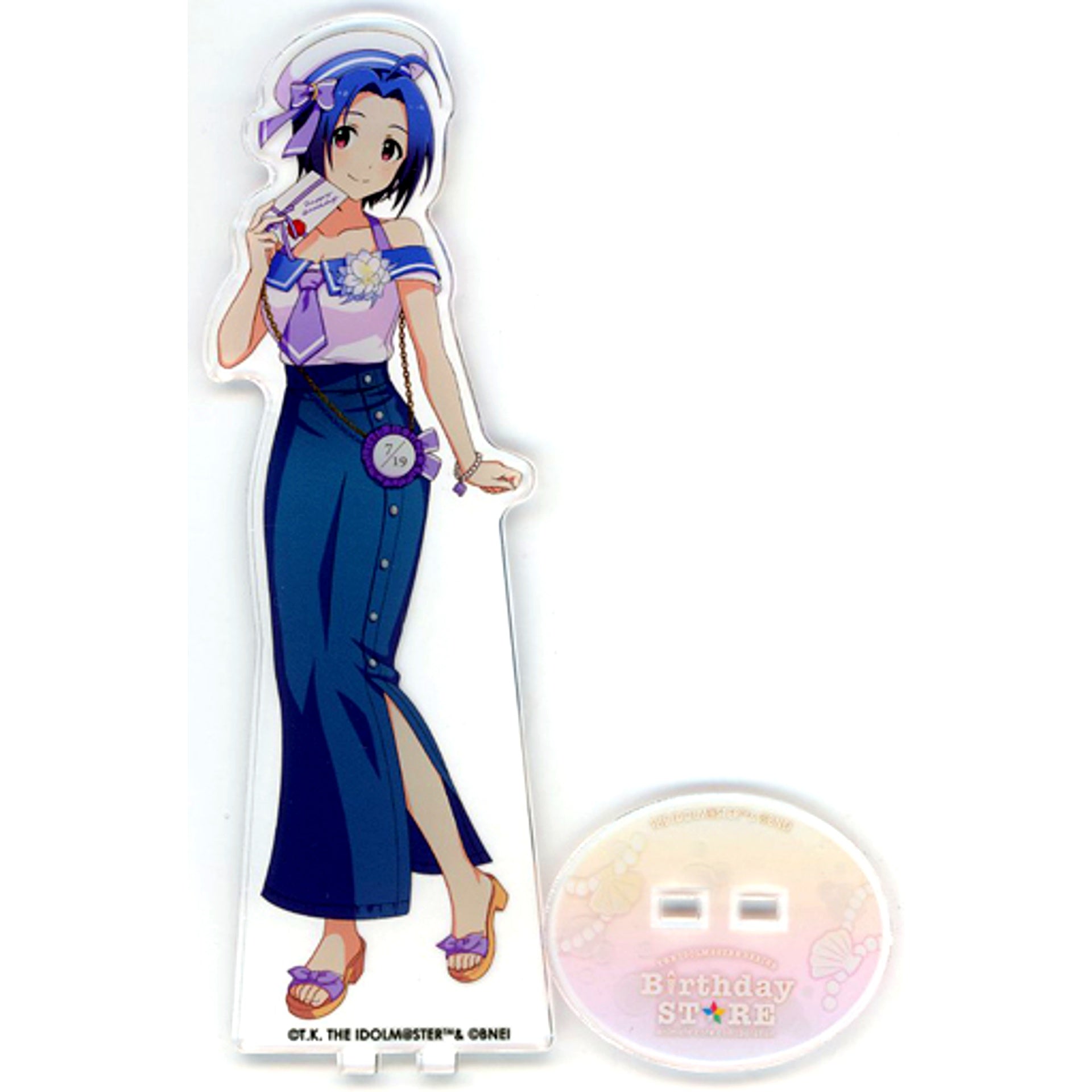 Azusa Miura THE IDOLM@STER SERIES Drawn Acrylic Stand Birthday STORE July [USED]