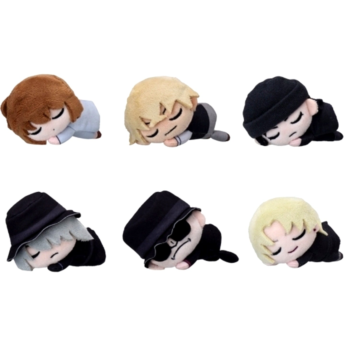 Set of 6 Detective Conan Good Night Plush Petit Vol.2 [USED]