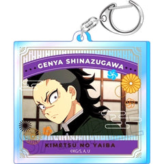 Genya Shinazugawa Demon Slayer Kimetsu no Yaiba Swordsmith Village Arc Aurora Acrylic Keychain [USED]