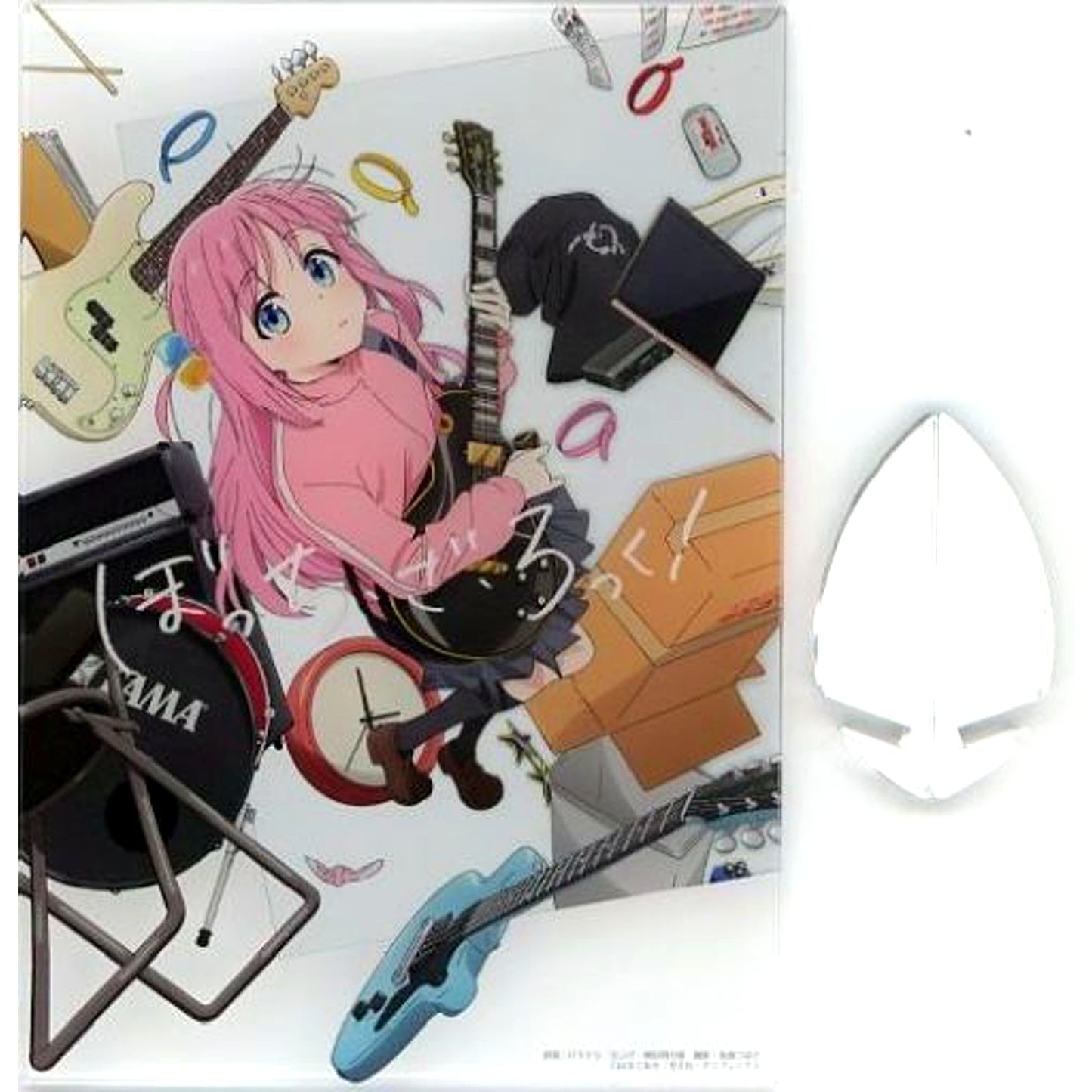 Hitori Gotoh B6 Acrylic Panel Bundle Bonus for Bocchi the Rock! TV Anime Official Guidebook Melonbooks Limited Edition Single Item [USED]