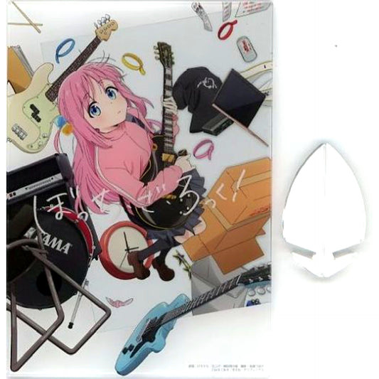 Hitori Gotoh B6 Acrylic Panel Bundle Bonus for Bocchi the Rock! TV Anime Official Guidebook Melonbooks Limited Edition Single Item [USED]