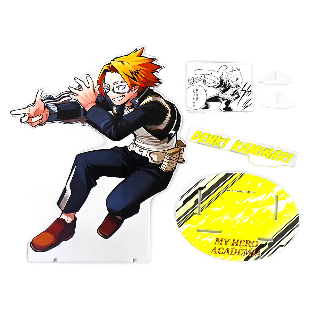 My Hero Academia Denki Kaminari Acrylic GIGA Figure Jump Characters Store Limited Acrylic Stands [USED]