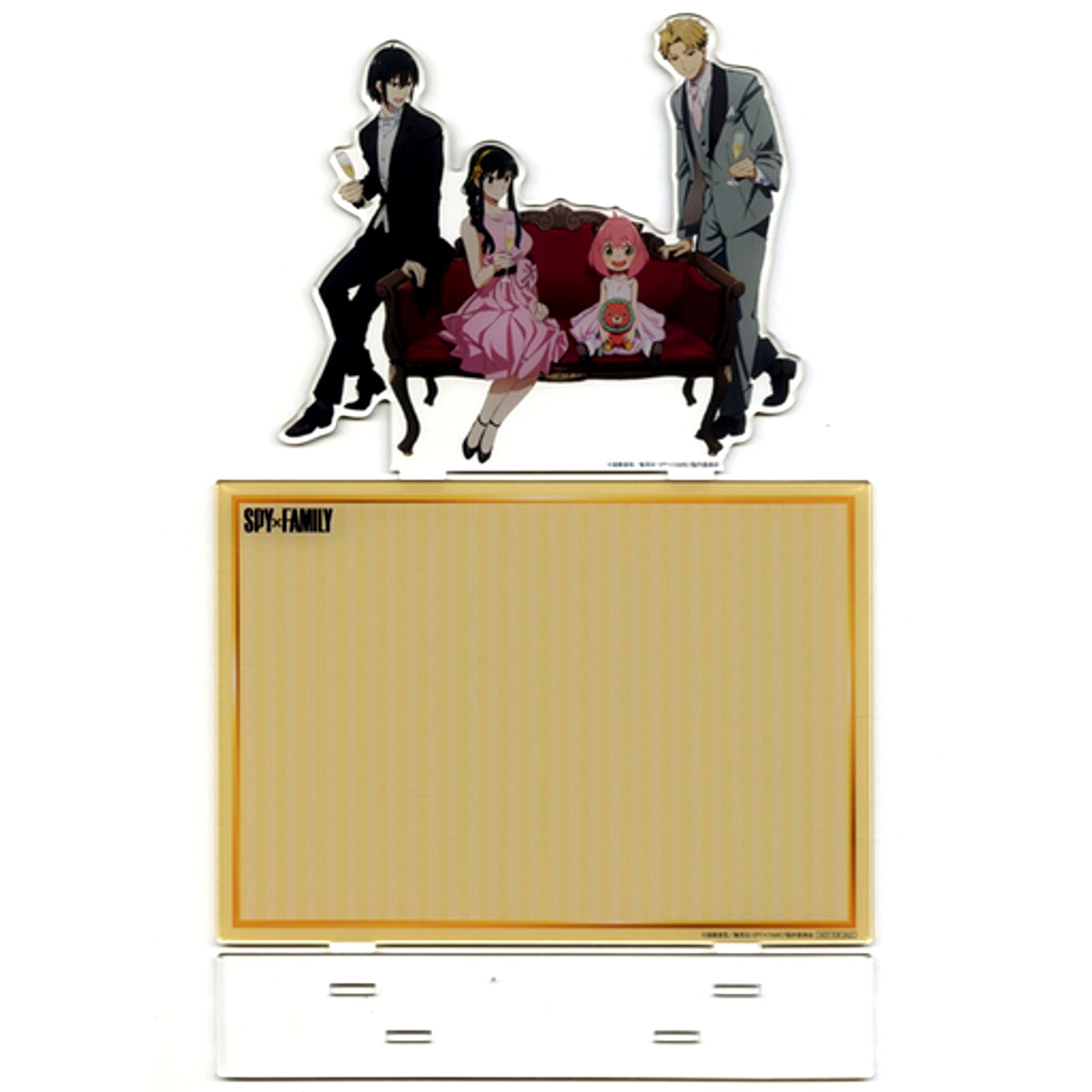 Group Spy x Family Blu-ray DVD Rakuten Books All Volumes Purchase Bonus Illustration A5 Diorama Acrylic Stand [USED]