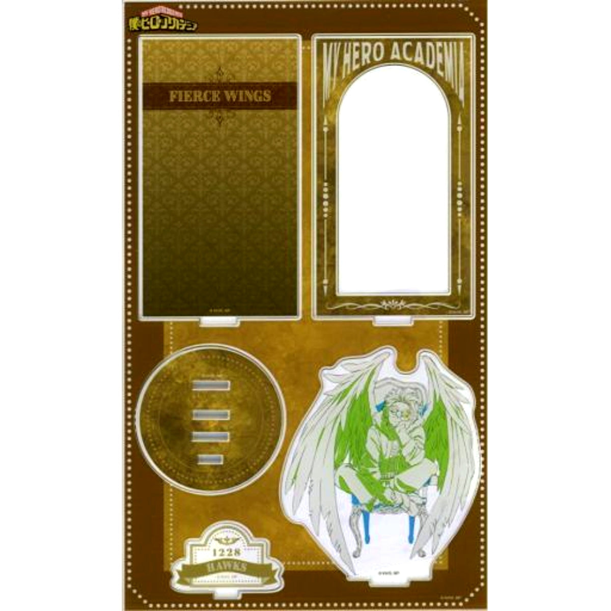 Hawks My Hero Academia Diorama Acrylic Stand Sit Chair Line Art Ver. [USED]