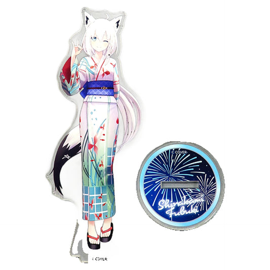 VTuber Hololive Shirakami Fubuki 3D Acrylic Stand Smiley Harmony Ver. Hololive Summer 2023 Exclusive Acrylic Stands [USED]