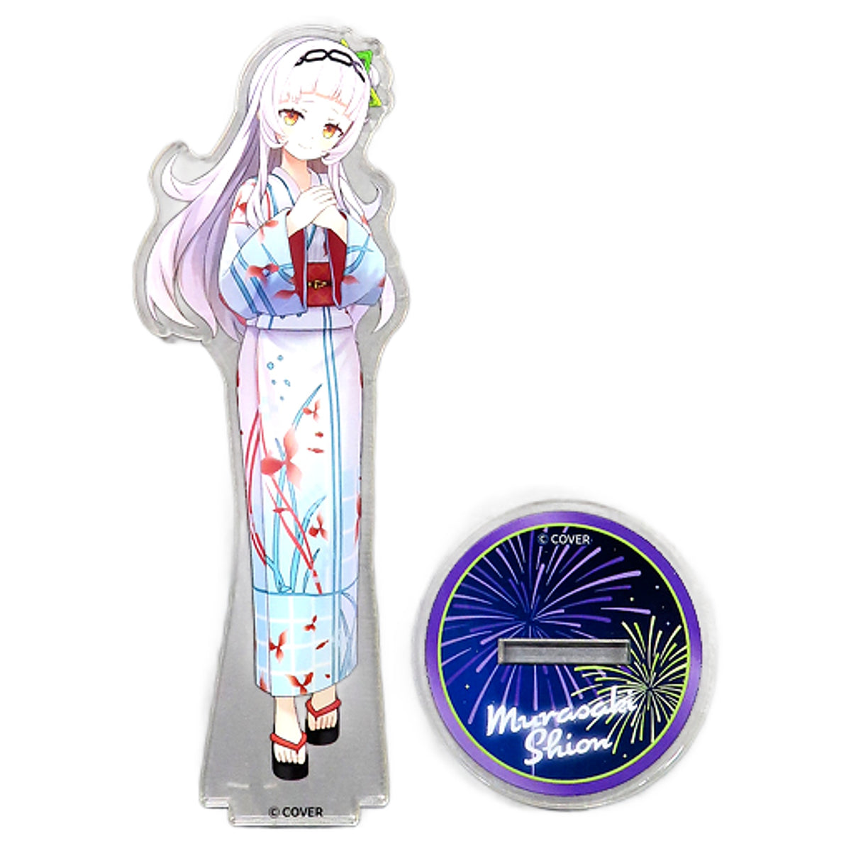 VTuber Hololive Murasaki Shion 3D Acrylic Stand Smiley Harmony Ver. Hololive Summer 2023 Exclusive Acrylic Stands [USED]