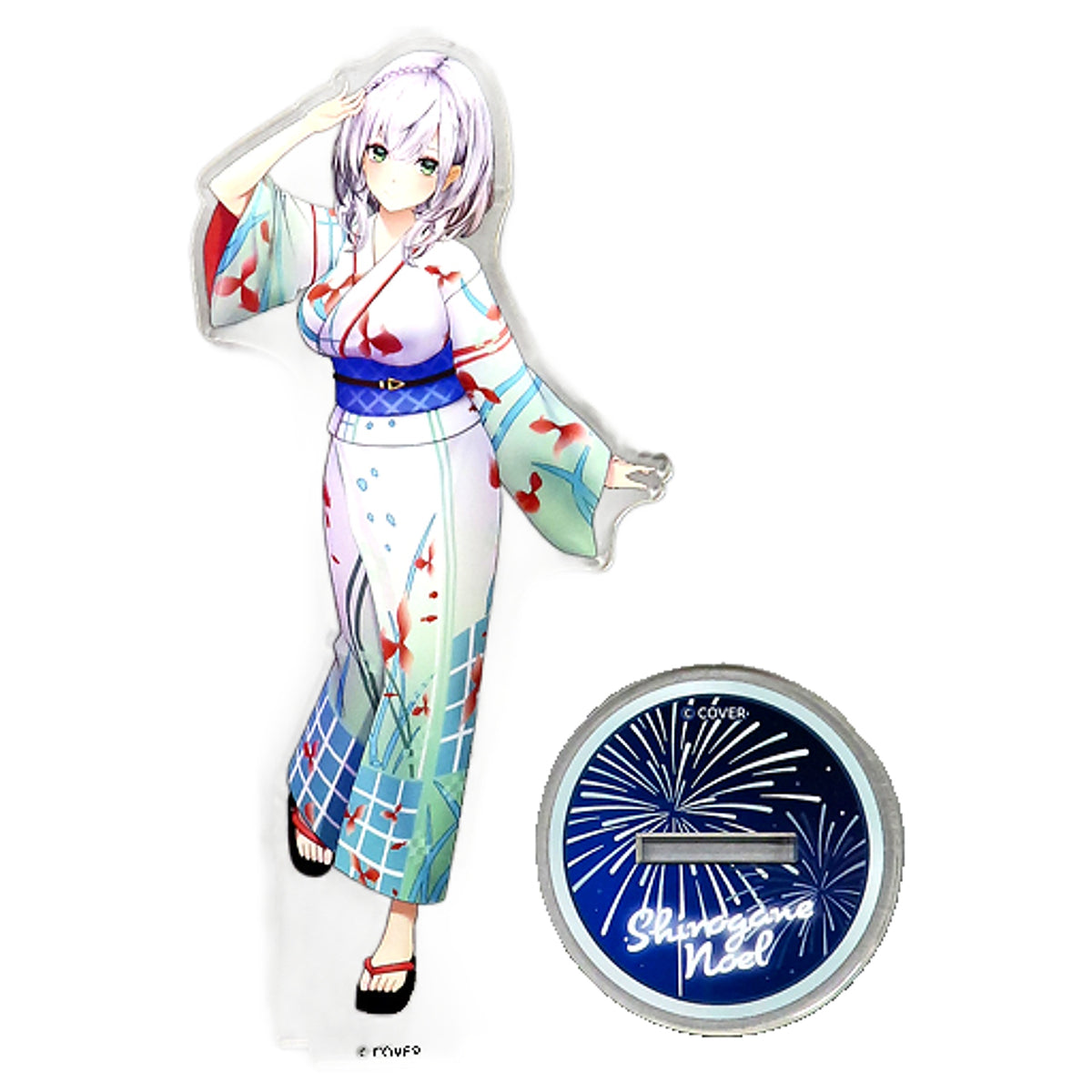 VTuber Hololive Shirogane Noel 3D Acrylic Stand Smiley Harmony Ver. Hololive Summer 2023 Exclusive Acrylic Stands [USED]