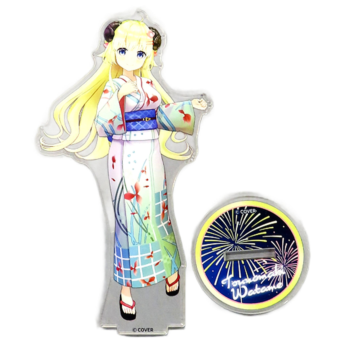 VTuber Hololive Tsunomaki Watame 3D Acrylic Stand Smiley Harmony Ver. Hololive Summer 2023 Exclusive Acrylic Stands [USED]