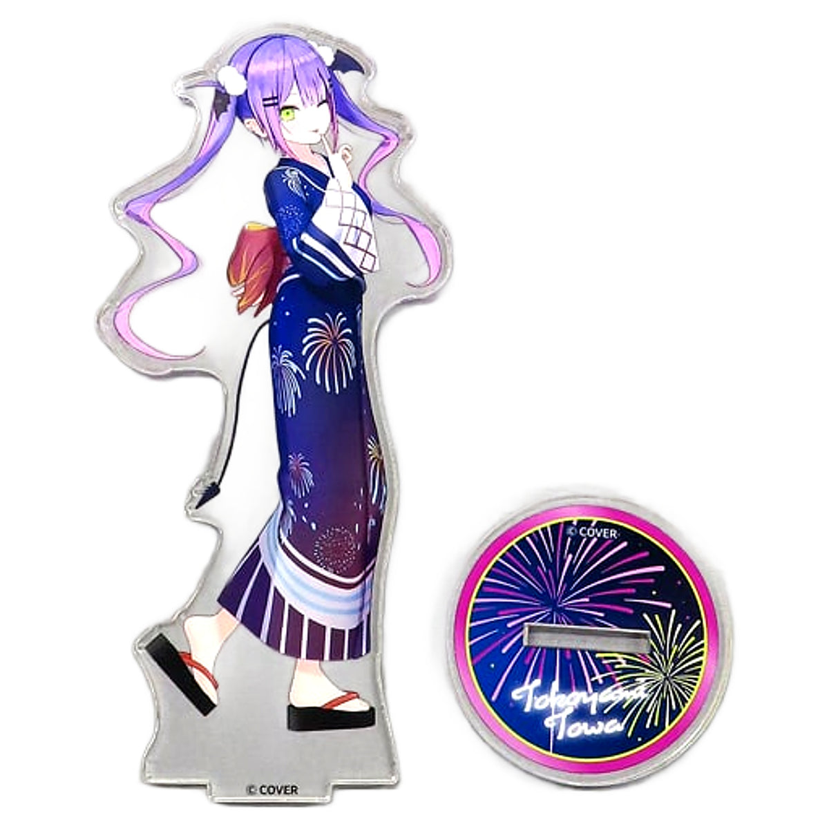 VTuber Hololive Tokoyami Towa 3D Acrylic Stand Smiley Harmony Ver. Hololive Summer 2023 Exclusive Acrylic Stands [USED]