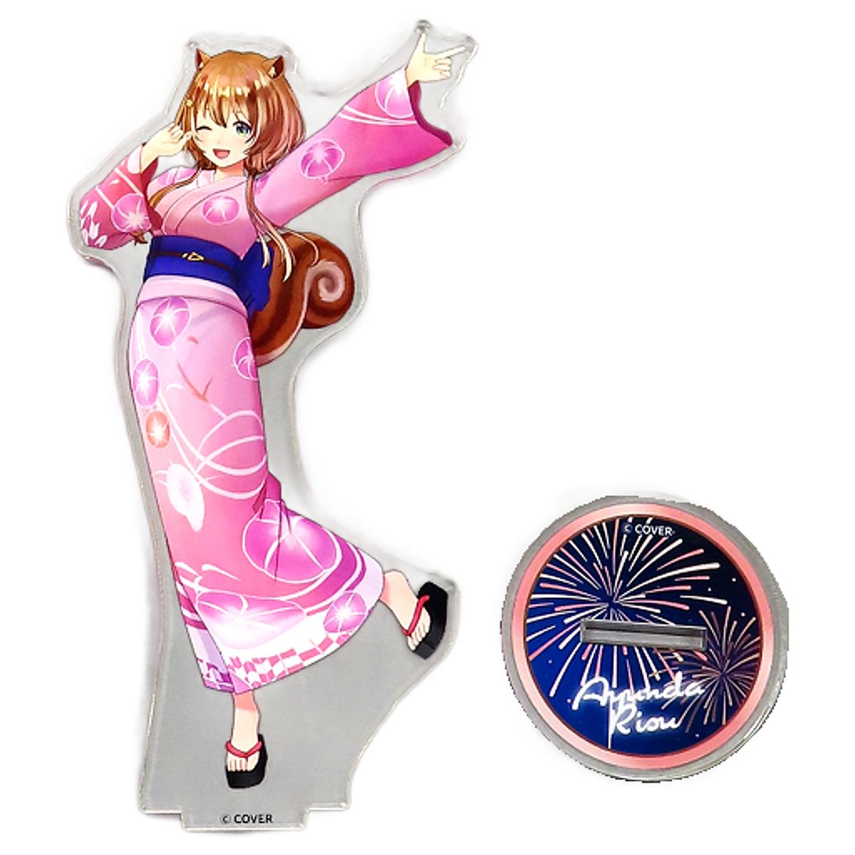 VTuber Hololive Ayunda Risu 3D Acrylic Stand Smiley Harmony Ver. Hololive Summer 2023 Exclusive Acrylic Stands [USED]