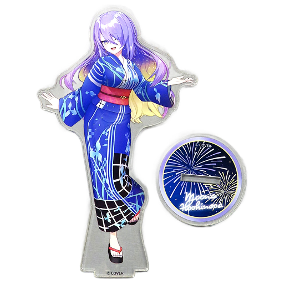 VTuber Hololive Moona Hoshinova 3D Acrylic Stand Smiley Harmony Ver. Hololive Summer 2023 Exclusive Acrylic Stands [USED]