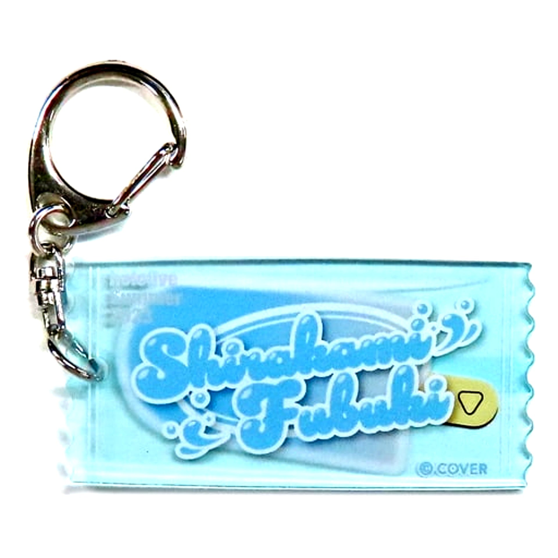 Shirakami Fubuki Hololive Random Acrylic Name Keychain Hololive Summer 2023 [USED]