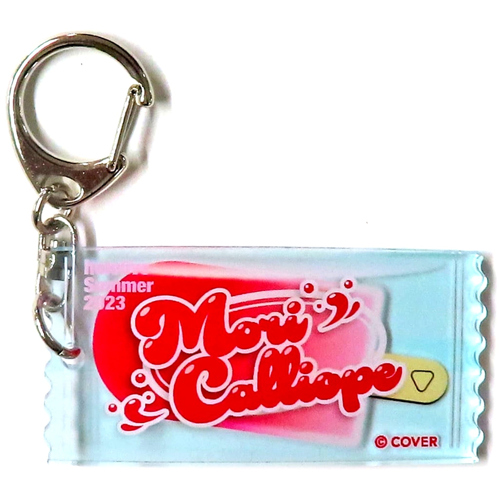 hololive Mori Calliope Random Acrylic Name Keychain hololive Summer 2023 ID plus EN [USED]