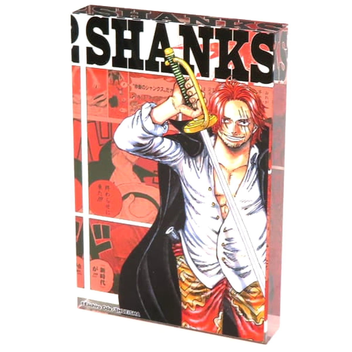 One Piece Shanks Heroes Acrylic Block 2023 Acrylic Item [USED]
