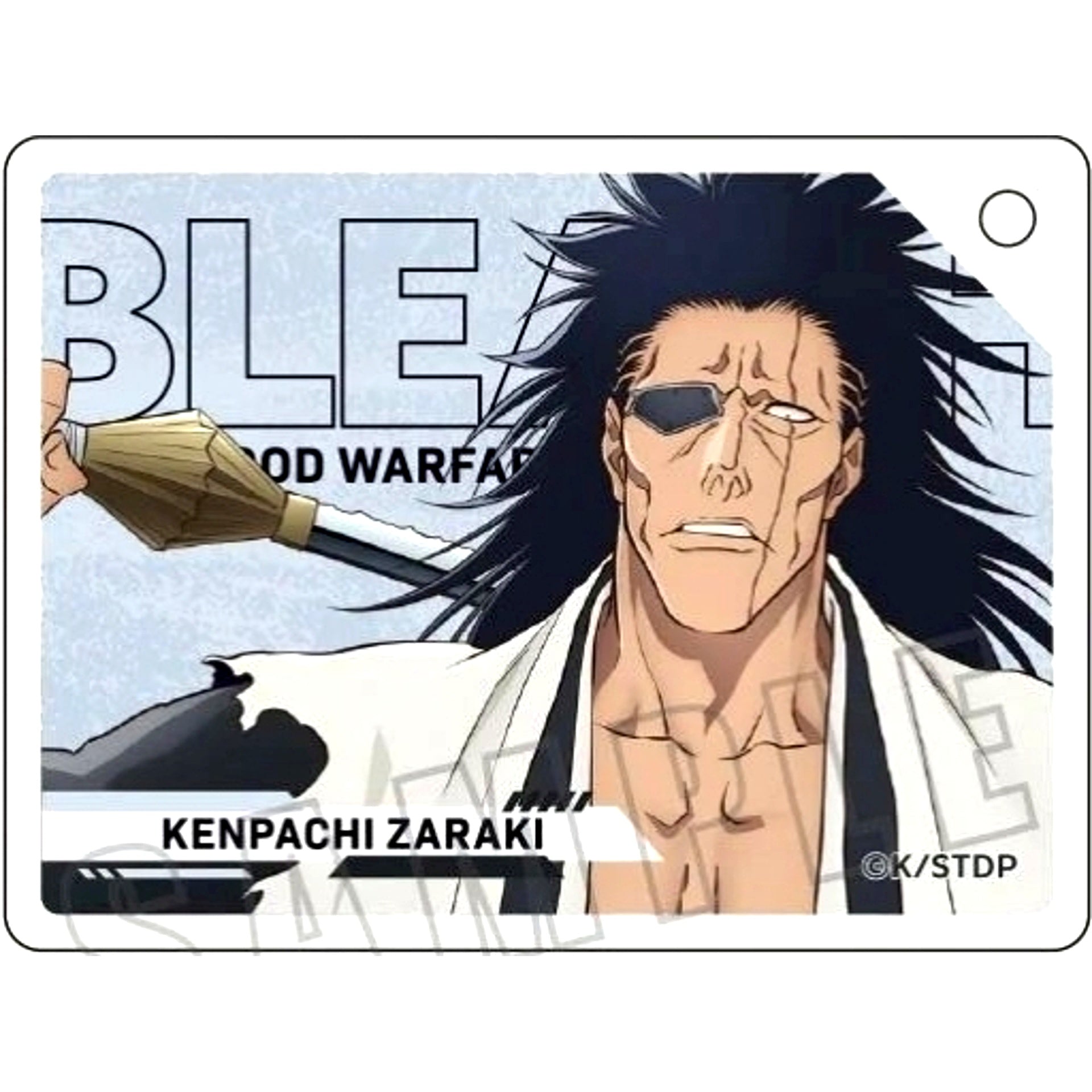 Kenpachi Zaraki BLEACH Thousand-Year Blood War Melty Block Keychain Collection [USED]