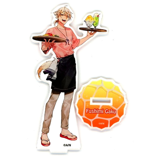 Fushimi Gaku Virtual YouTuber Nijisanji Life Size Acrylic Stand NIJISANJI CAFE in SWEETS PARADISE Vol. 7 Enoshima Store Beach House [USED]