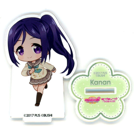 Kanan Matsuura Chibi Character Acrylic Stand Aqours Love Live! School Idol Festival 2 MIRACLE LIVE! [USED]