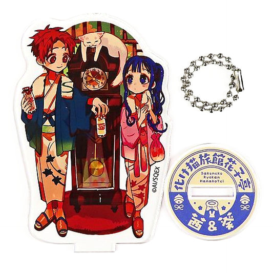 Toilet Bound Hanako kun Akane Aoi Aoi Akane Trading Acrylic Stand Keychain Cafe Bakeneko Ryokan Hanakotei Limited Keychains [USED]