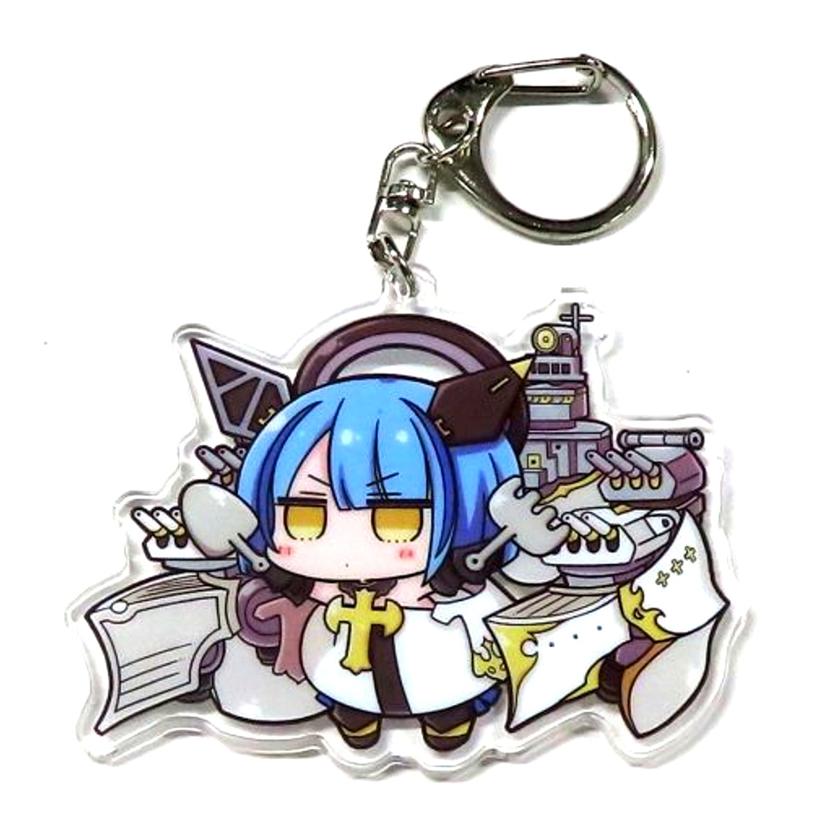 Gascogne Keychain Bundle Bonus for Azur Lane 5th Anniv Illustration Book [USED]