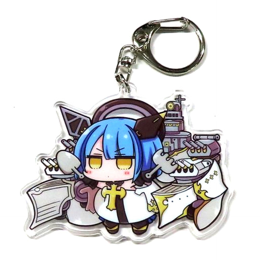 Gascogne Keychain Bundle Bonus for Azur Lane 5th Anniv Illustration Book [USED]