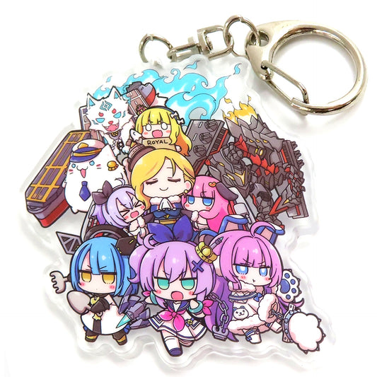 Group Keychain Bundle Bonus for Azur Lane 5th Anniv Illustration Book [USED]