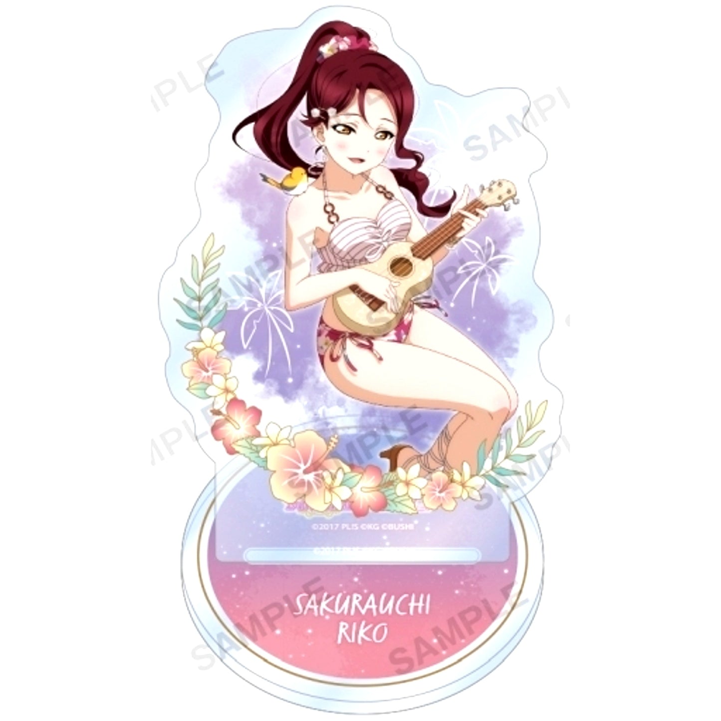 Riko Sakurauchi Aqours Secret Beach Ver. Love Live! School Idol Festival Acrylic Stand [USED]