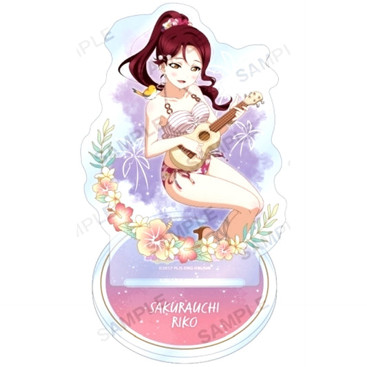 Riko Sakurauchi Aqours Secret Beach Ver. Love Live! School Idol Festival Acrylic Stand [USED]
