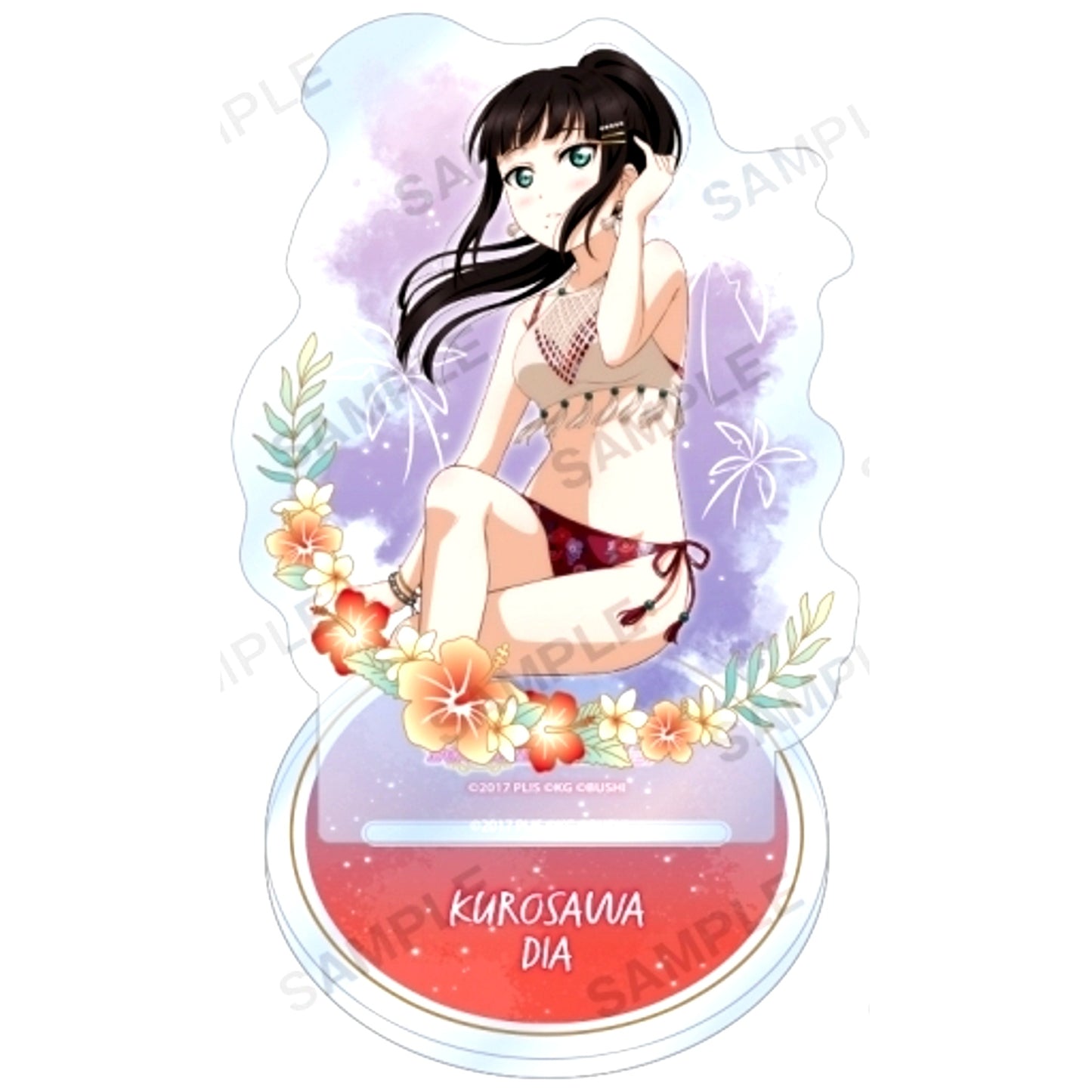 Dia Kurosawa Acrylic Stand Aqours Secret Beach Ver. Love Live! School Idol Festival [USED]