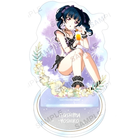 Yoshiko Tsushima Acrylic Stand Aqours Secret Beach Ver. Love Live! School Idol Festival [USED]