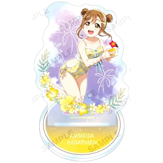 Hanamaru Kunikida Acrylic Stand Aqours Secret Beach Ver. Love Live! School Idol Festival [USED]