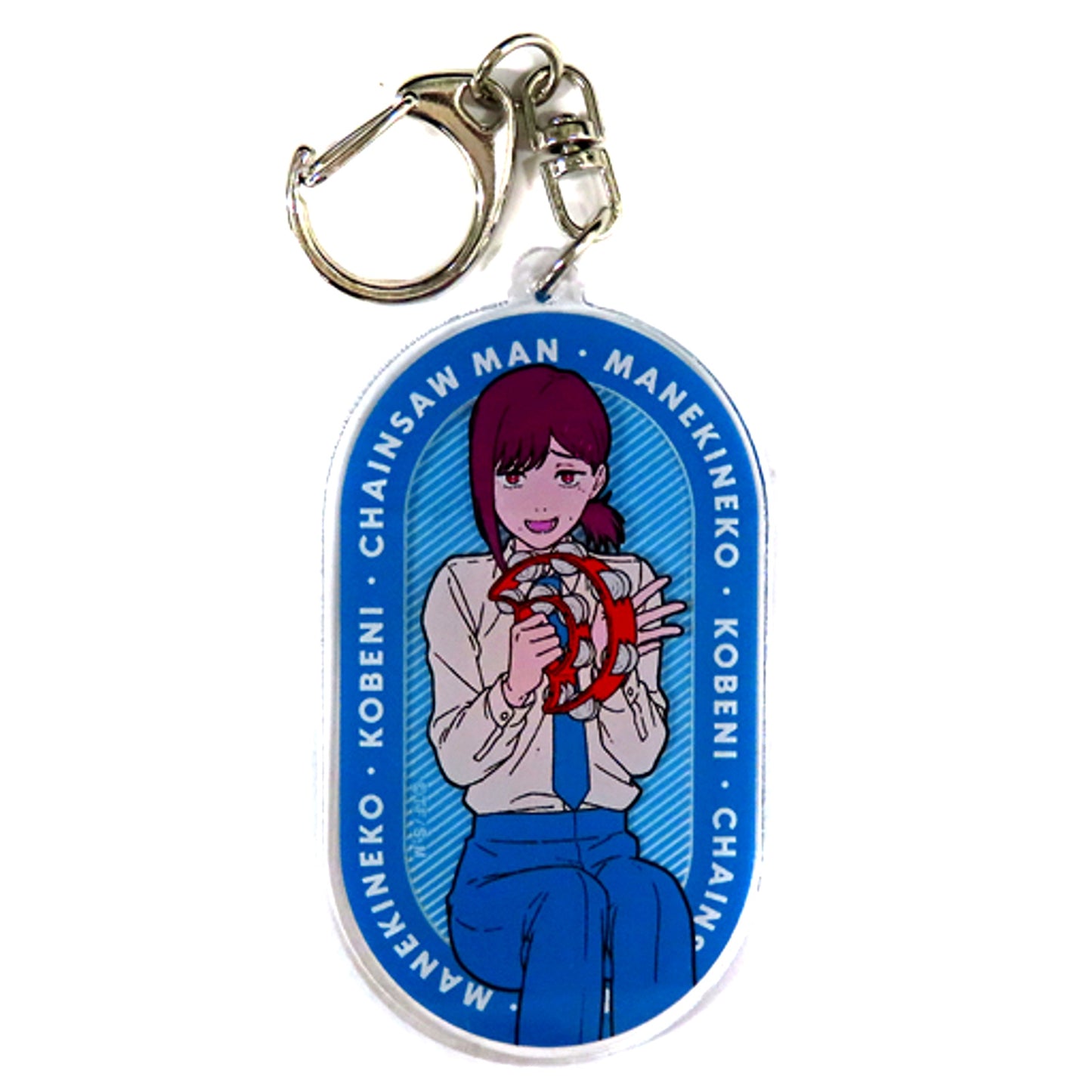 Kobeni Chainsaw Man x Karaoke Manekineko Trading Acrylic Keychain [USED]