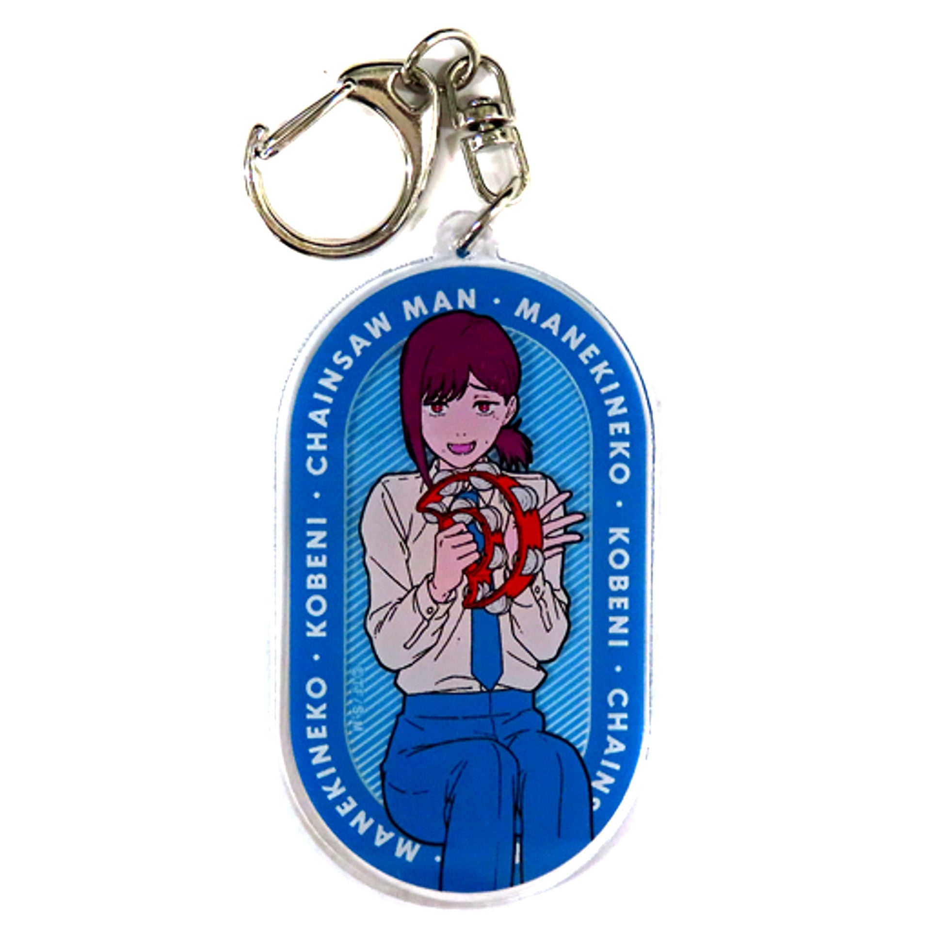 Kobeni Chainsaw Man x Karaoke Manekineko Trading Acrylic Keychain [USED]