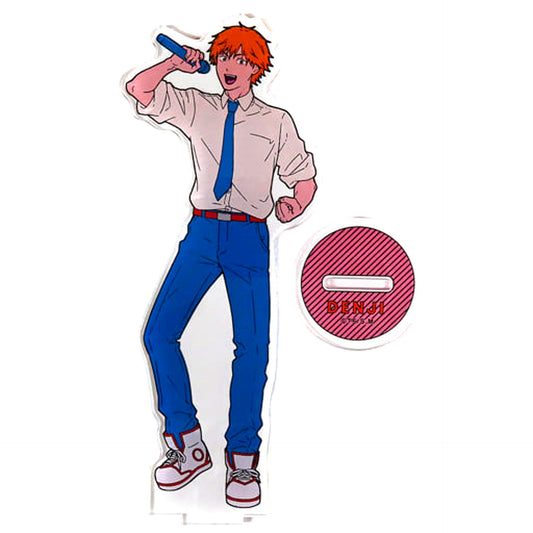 Denji Chainsaw Man Acrylic Stand Chainsaw Man x Karaoke Manekineko [USED]