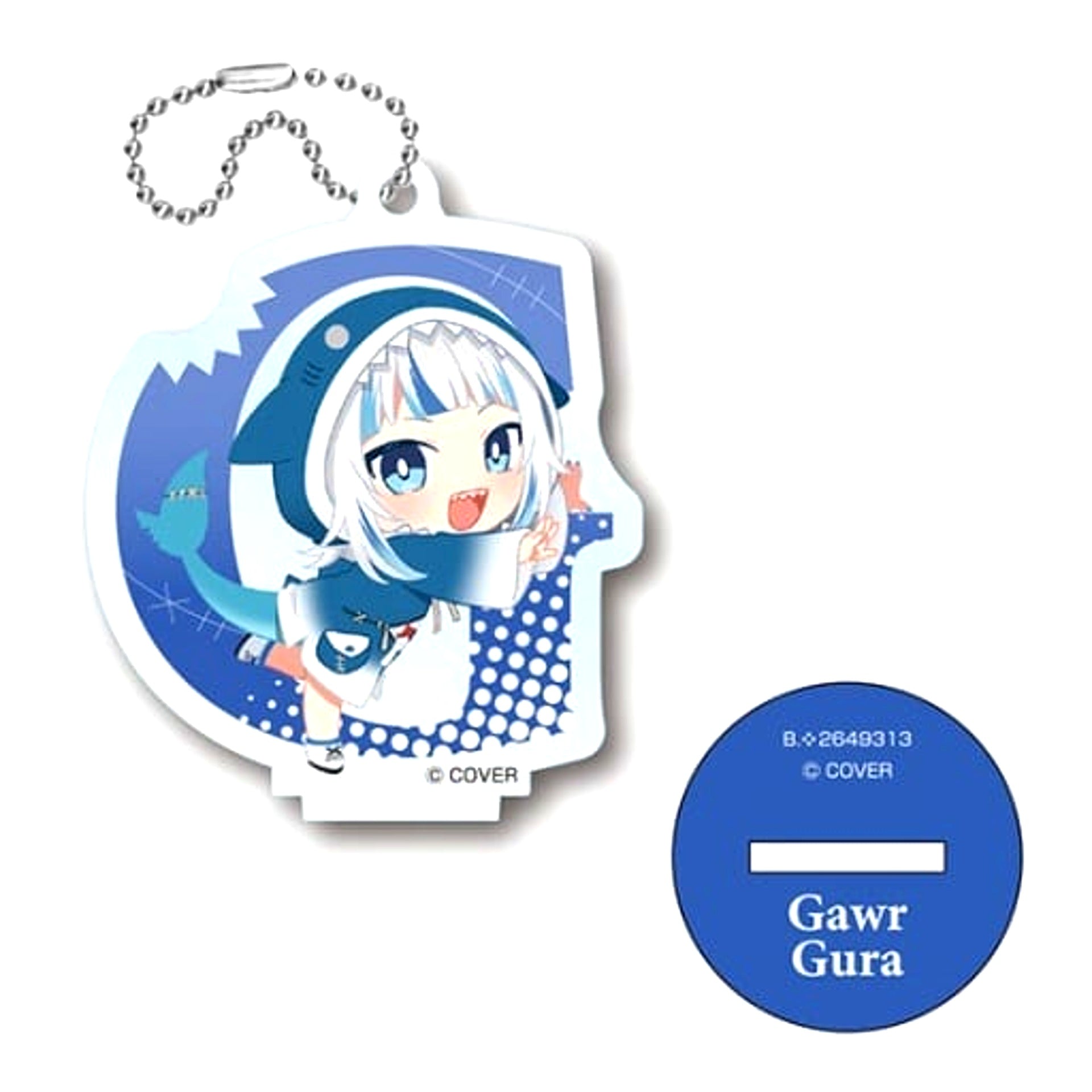 Virtual YouTuber hololive English Gawr Gura Initial Acrylic Charm [USED]
