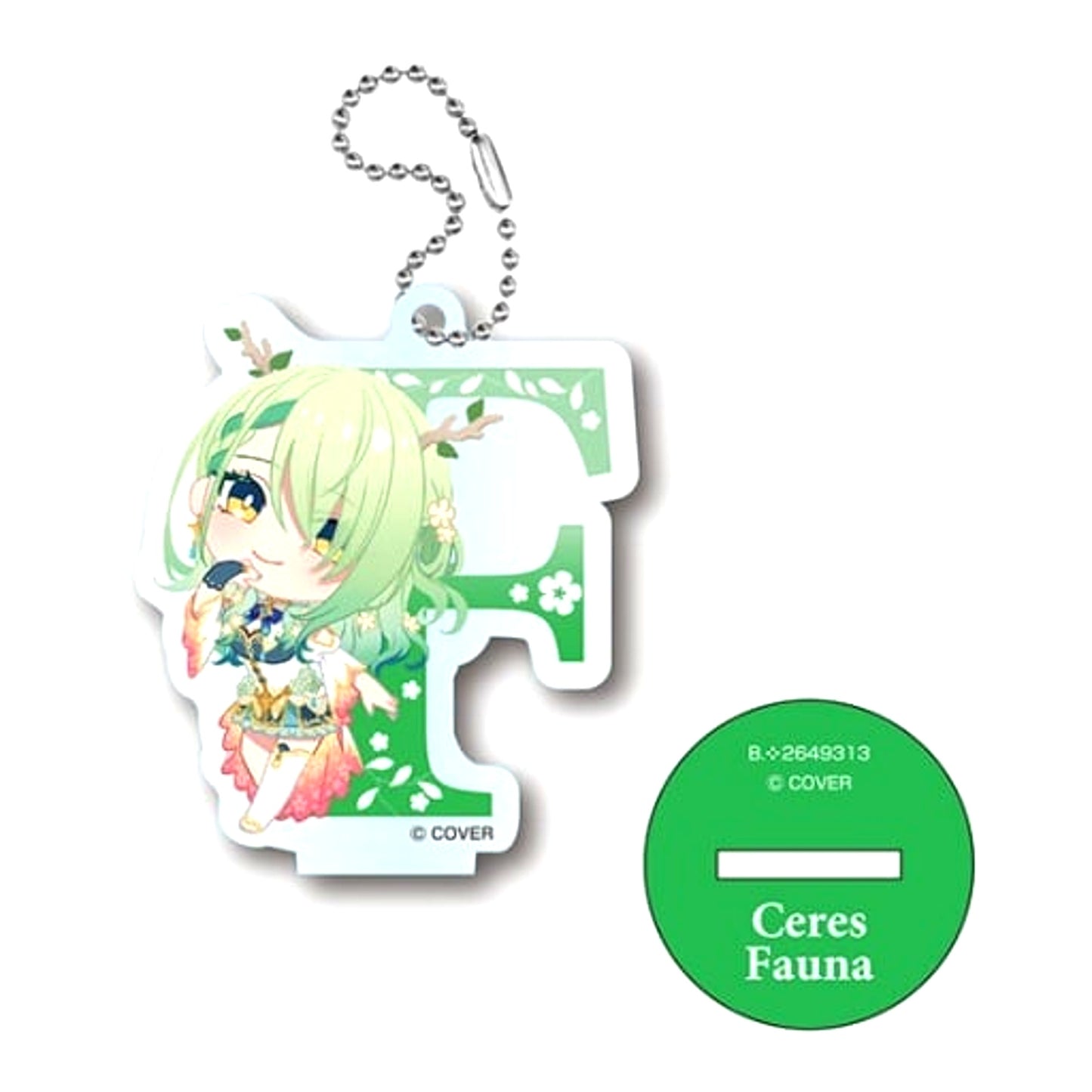 Ceres Fauna Hololive English Initial Acrylic Charm [USED]