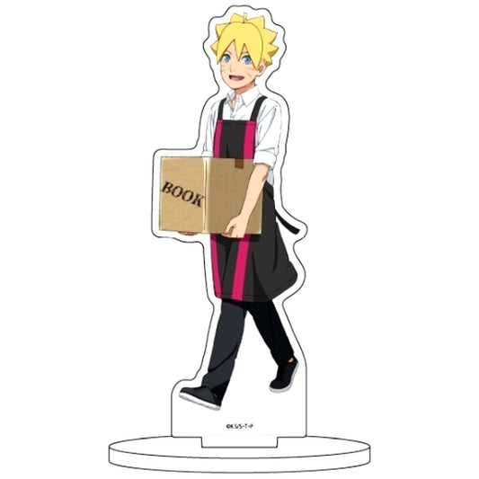 Boruto Uzumaki No. 61 Naruto & Boruto Bookseller Ver. Illustration Acrylic Figure [USED]