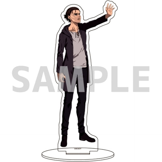 27 Eren Yeager Sunny Break ver. Attack on Titan Drawn Illustration Chara Acrylic Figure [USED]