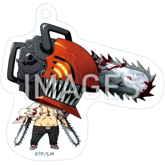 Chainsaw Man Acrylic Keychain Illust. Yupon [USED]