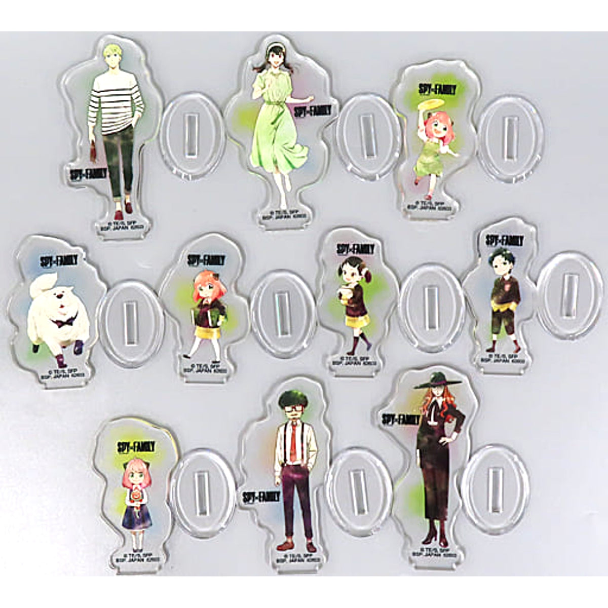 SPY x FAMILY Loid Forger & Others All 10 Types Set Ichiban Kuji You Made My Day Acrylic Stand Prize F Acrylic Stands [USED]