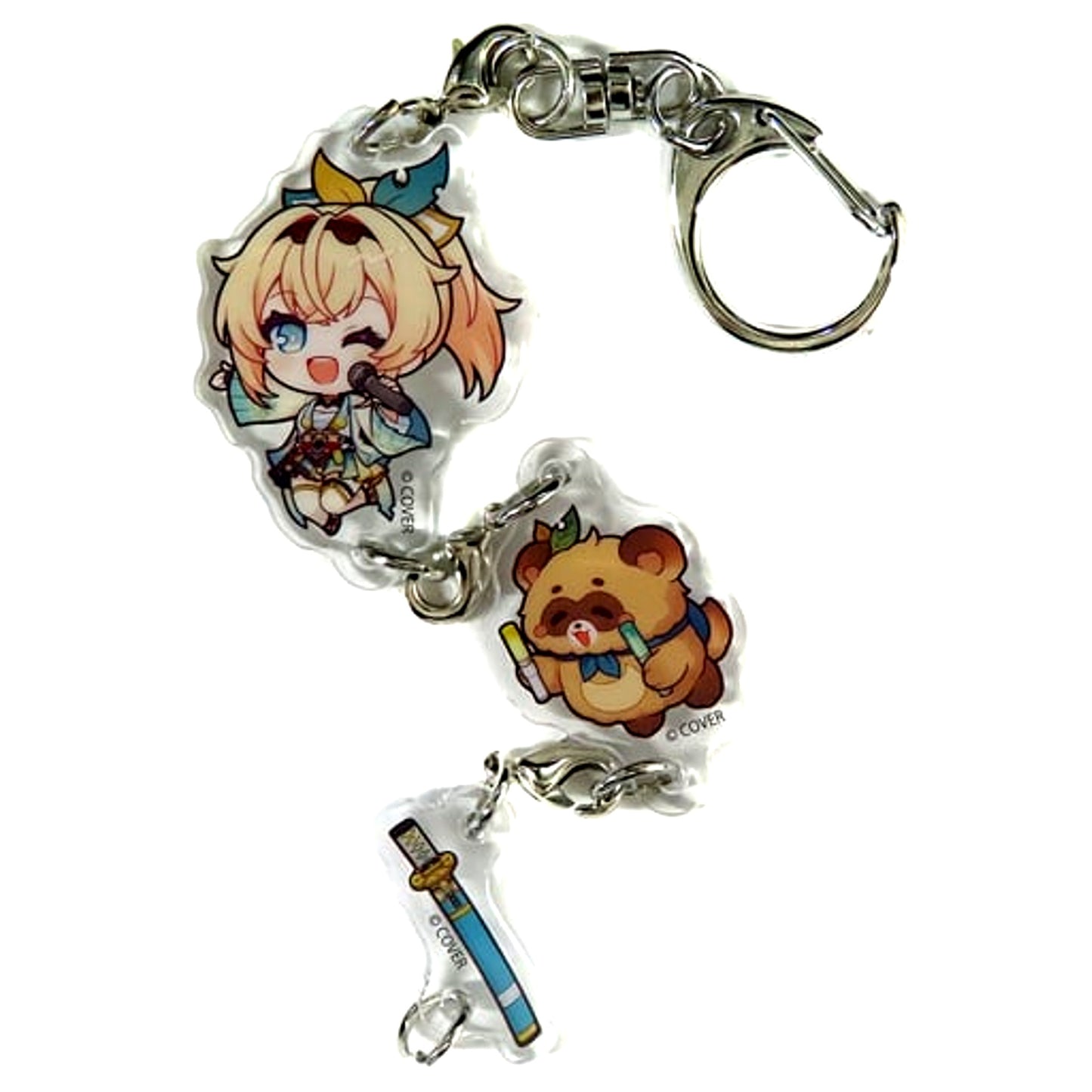 Kazama Iroha hololive 3-Link Acrylic Keychain 1st Anniversary [USED]
