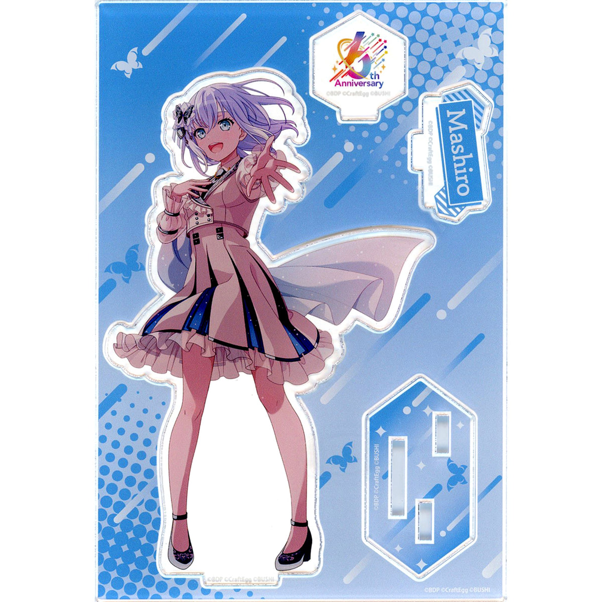 Mashiro Kurata Diorama Acrylic Stand 2023 Key Visual ver. Bang Dream! Girls Band Party! [USED]