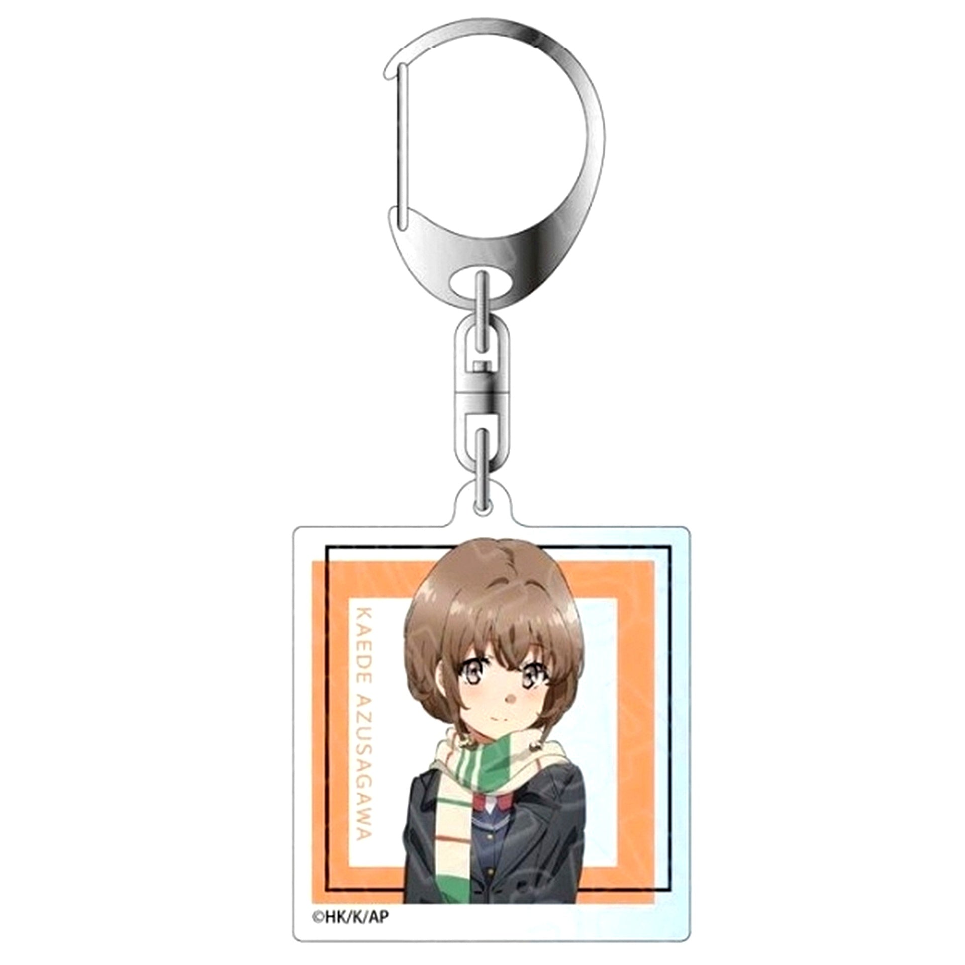 Kaede Azusagawa Rascal Does Not Dream of a Sister Venturing Out Acrylic Keychain Anime Movie Release Commemoration Store in Gamers [USED]