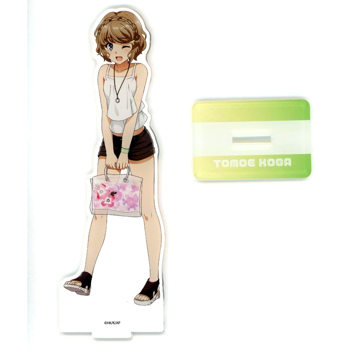 Tomoe Koga Big Acrylic Stand Going Out Ver. Rascal Does Not Dream of a Sister Venturing Out Anime Movie Release Commemorative Store in Gamers [USED]