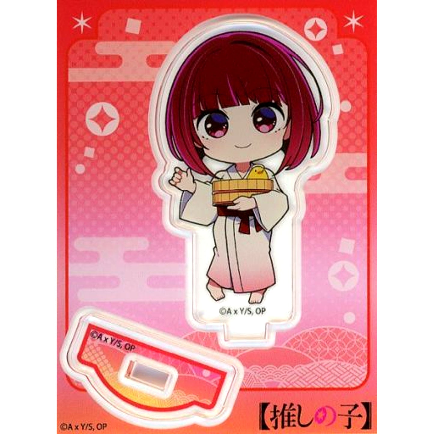 Kana Arima Oshi no Ko x Gokurakuyu RAKU SPA Gokuraku Oshi no Yumeguri Bath Ver. Trading Mini Acrylic Stand [USED]